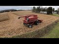 2 Old Timers - Nice Sound - Case International 1688 Axial-Flow Combine -Tuscola County Harvest 2020