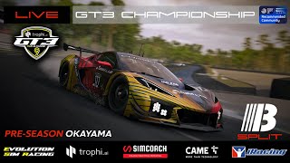 SPLIT-B | GT3 Pre Season | Okayama | Evolution Sim Racing Season 9 Championship