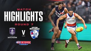 Fremantle v Western Bulldogs Highlights | Round 7, 2024 | AFL