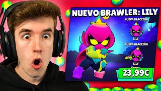 COMPRO Y MAXEO a *LILY* NUEVA BRAWLER MITICA de BRAWL STARS