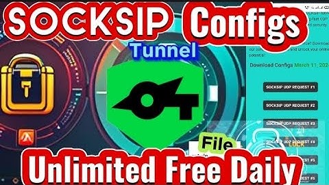 SOCKSIP TUNNEL VPN: Importing UDP Configs Tutorial