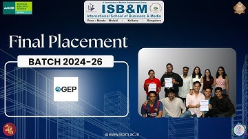 Placement Announcement - GEP World Wide | Batch 2024-26