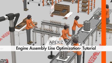How to optimize the Engine Assembly Line? | Tutorial | APEXIZ