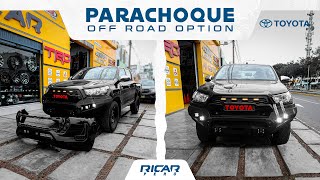 NUEVO TOYOTA HILUX 2022 | PARACHOQUE OPTION OFF ROAD | DEFENSA DELANTERA - RICAR PERÚ