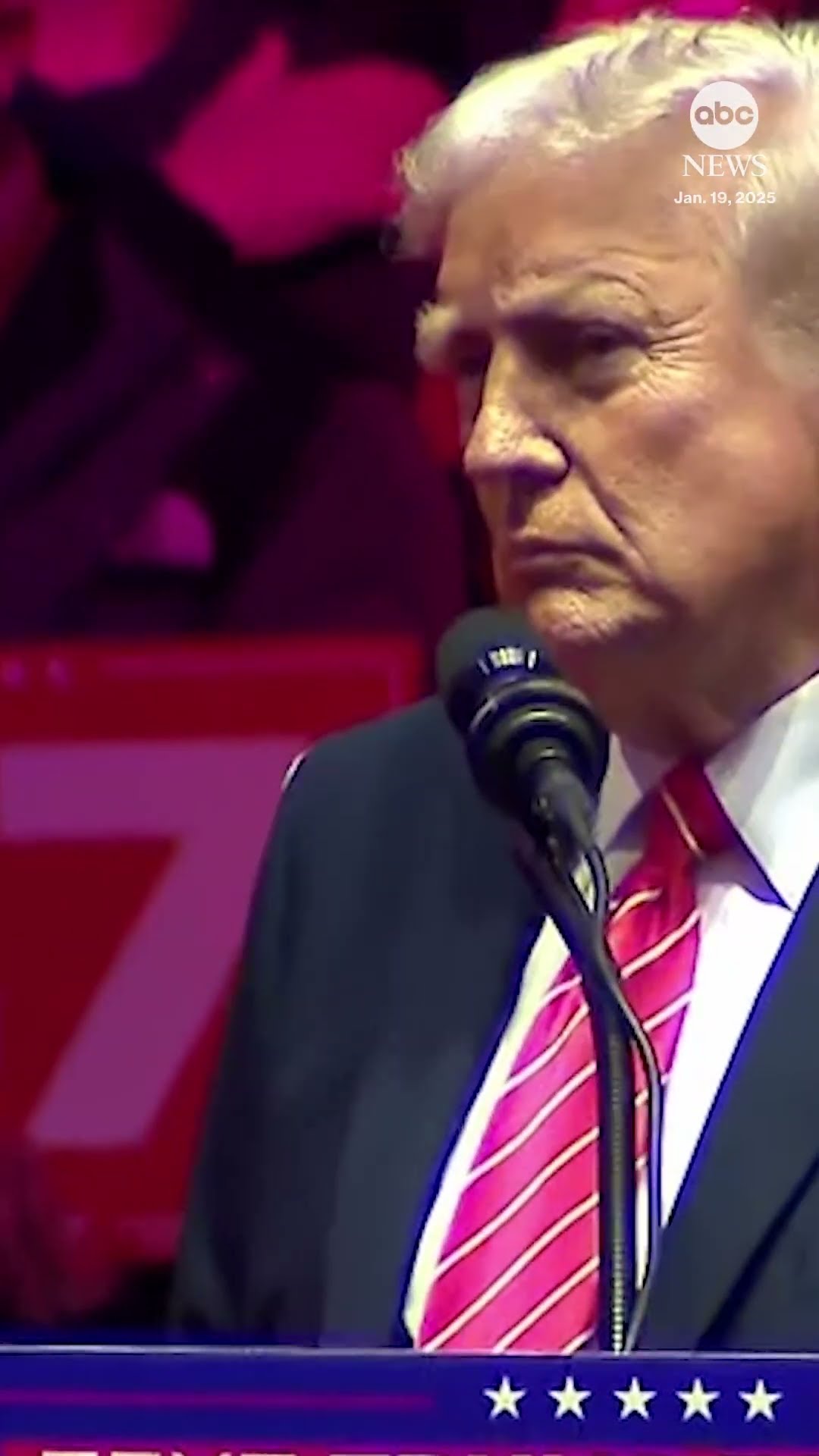 Donald Trump holds ‘Victory Rally’ on day before his inauguration