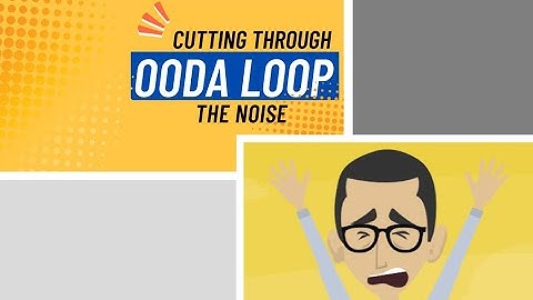 The OODA Loop: Cutting through the noise.