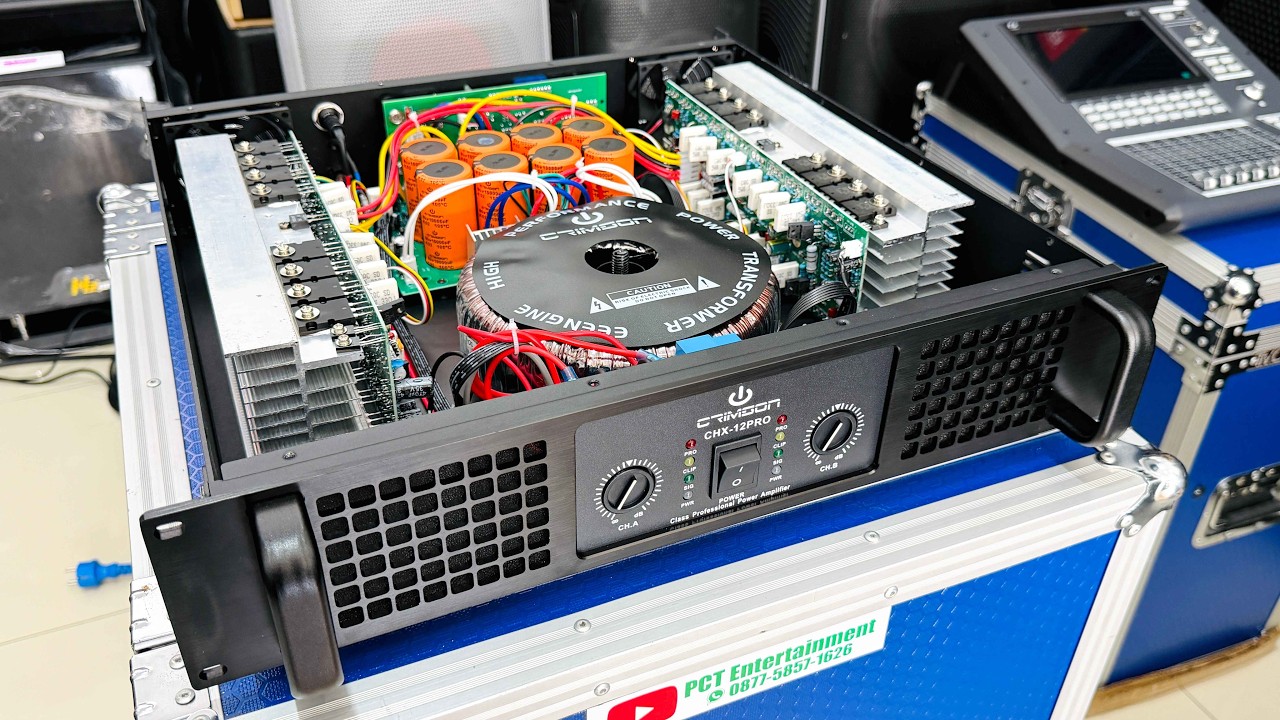 Cek sound Dangdut dan campursari POWER CRIMSON CHX 12 Pro
