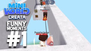 MINI WORLD FUNNY MOMENTS #1 | Teamwork Mayhem