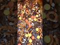 REESE'S PIECES BROWNIE WITH PREZTELS #reeses #brownie #preztel