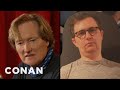 Conan Confronts His Cardboard Cutout Nemesis | CONAN on TBS