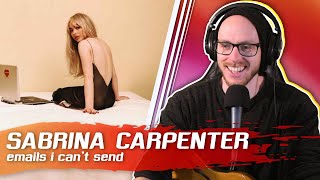 Pro Songwriter REACTS to Sabrina Carpenter - emails i can't send // Full Album Breakdown