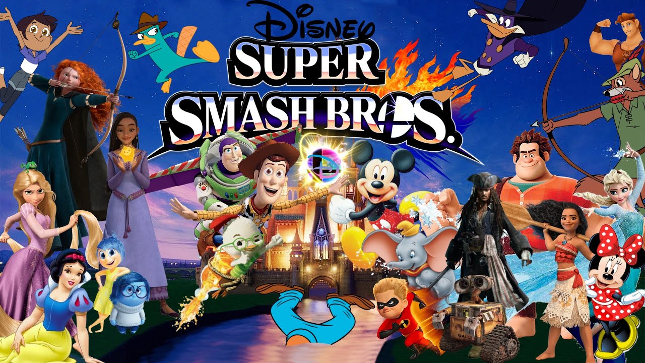 Disney Smash Bros Lifelight (Based on @EdizAndBen roster!)