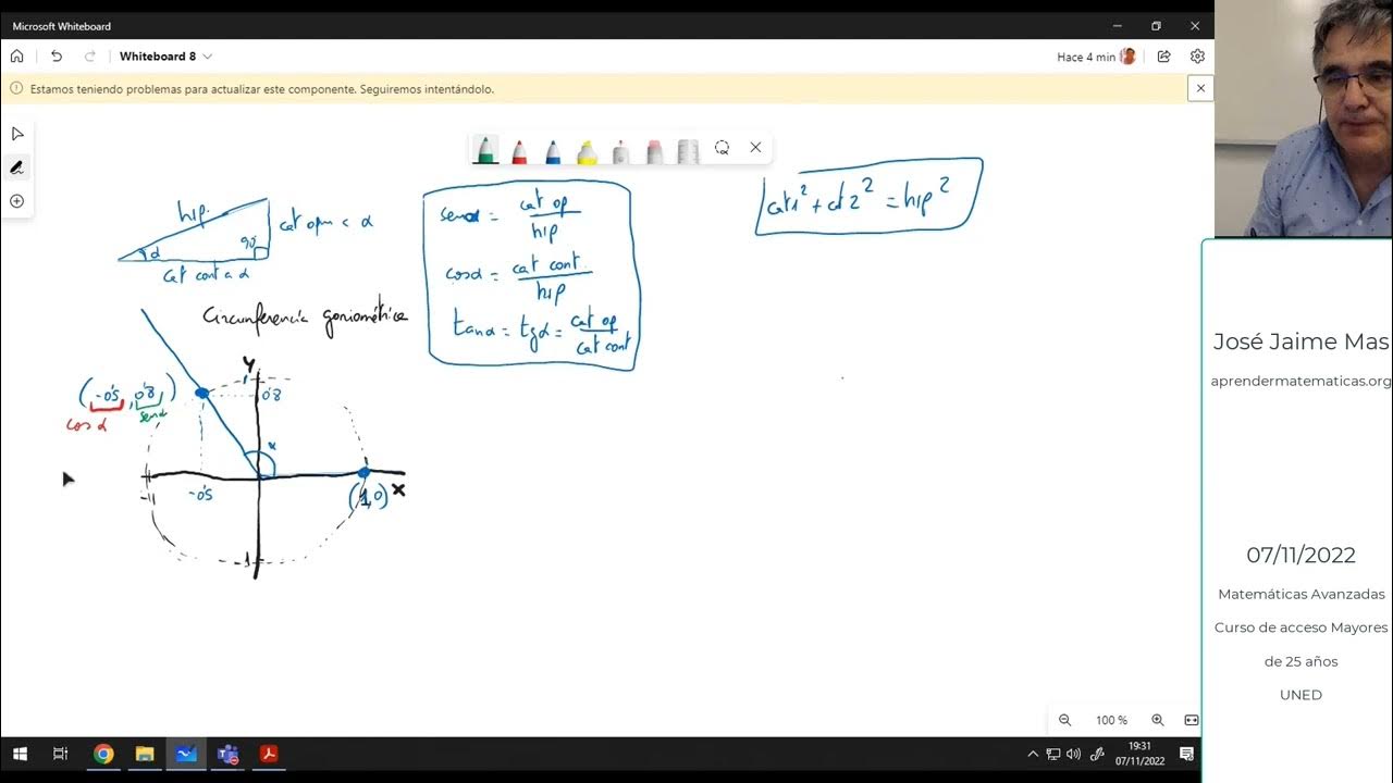 2022_11_07 Mates Avanzadas Acceso Trigonometria. José Jaime Mas - YouTube