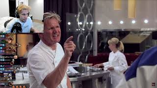 xQc Reacts To Gordon Politest Customer Interaction | Hell's Kitchen