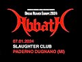 Capture de la vidéo Abbath - Slaughter, Paderno Dugnano, Milano, Italy, 7 Jan 2024 Full Video Live Concert