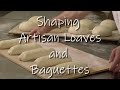 How to shape sourdough loaves and baguettes