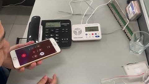 Automatic Answering Machine Video Demo of 5001A 5001B