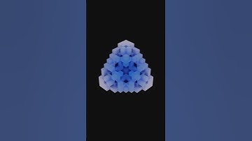 3d cellular automata visualized using Blender.