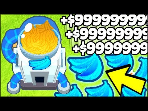 🔵🍌 *NEW* BLUE BANANAS GIVE *MAXIMUM* MONEY IN BTD 6 (MAX MONEY FARM HACK IN BLOONS TD 6 BATTLES)