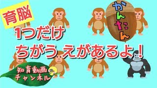 知育動画・育脳ゲーム【1日3分】幼児・子供の地頭が良くなるクイズ！1歳、2歳、3歳から始める知育　知育アプリ（小学校受験問題基礎・無料ドリル）