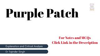 Purple Patch Literary Terms Ugc Net Nta Master Cadre Lecturer Cadre