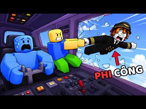 Tôi Phải Tự Hạ Cánh Máy Bay Do Phi Công Đã Hẹo Trong Roblox | Land or Die