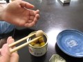 ダイソーの味付けの、うずらの卵の缶づめを開封して、食べてみた！