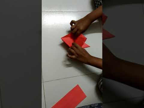 Make a bird with paper
