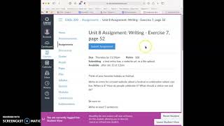How to Submit a Google Doc to CANVAS class assignment