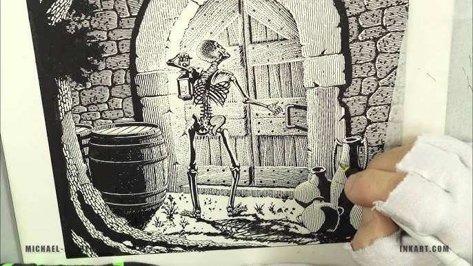 Ink on scratchboard technique – Sibley Guides