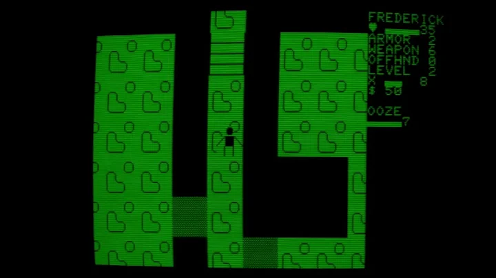 Tower and Dragon (v1.1) - Commodore PET 4032 - Playthrough - Real Hardware