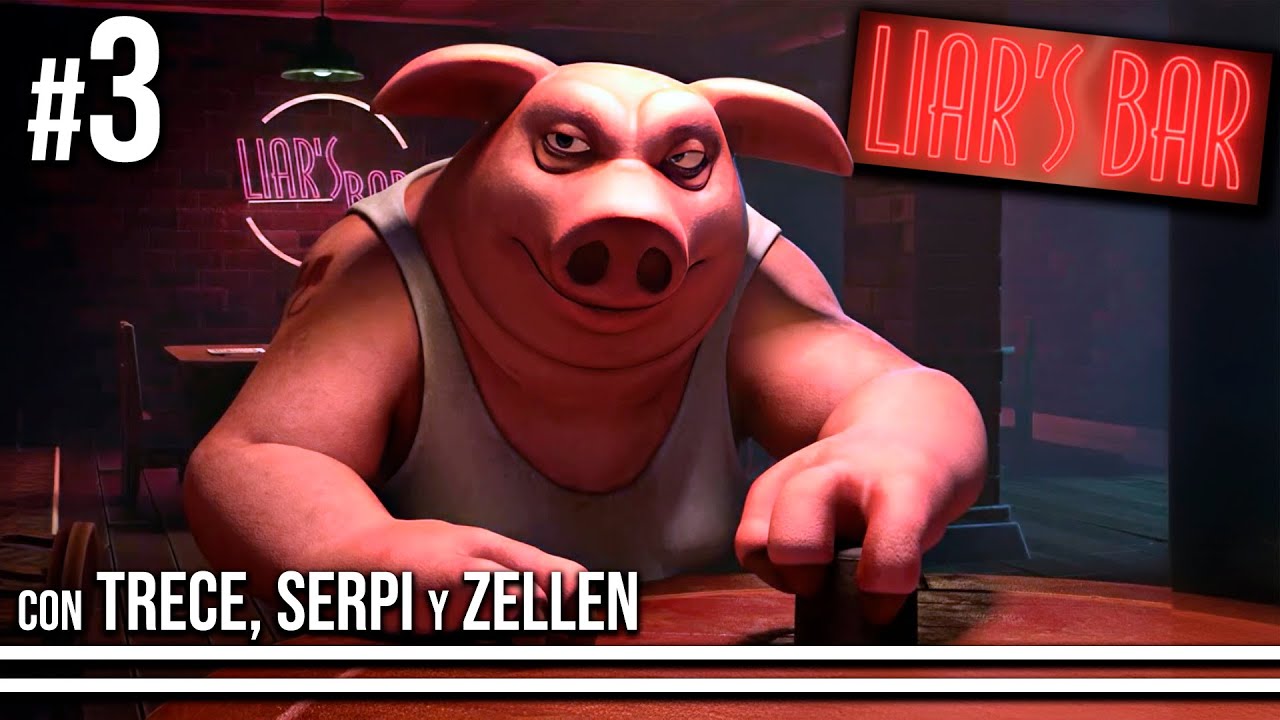 Este CHANCO es muy LISTO 🔫🎲 LIAR´S BAR #3 con MenosTrece, ZellenDust y Sr.Serpiente