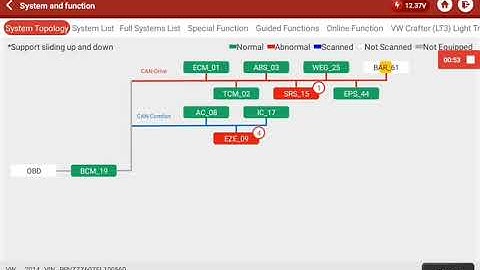 Volkswagen Start Stop Enable using Thinktool Diagnosis Scanner