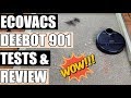 ECOVACS DEEBOT 900 / 901 Robotic Vacuum Cleaner TESTS & REVIEW with SmartNavi 3.0