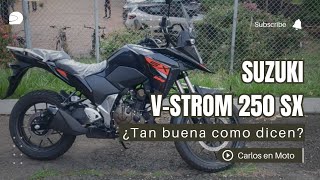 Suzuki VSTROM 250 SX, revisión a fondo  ¿Vale la pena? | Carlos en moto