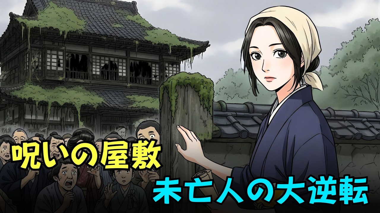 呪われた廃屋に全財産を注いだ若き未亡人――村人を震え上がらせた真実| 日本昔話 · 身分逆転