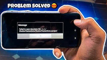 Fix Failed to open descriptor file ShadowTrackerExtra uproject || Bgmi problem solve