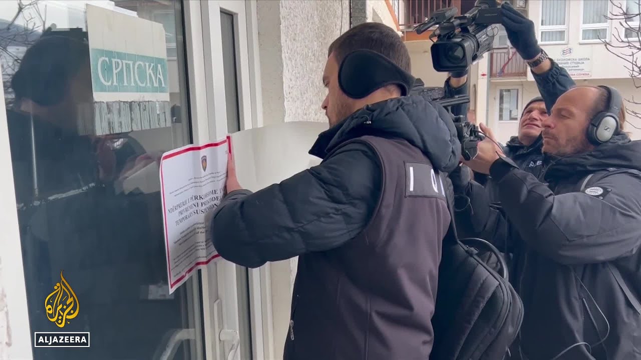 إغلاق المؤسسات الصربية في كوسوفو: تحرك من قبل الشرطة وبعثة الاتحاد الأوروبي لدعم سيادة القانون في كوسوفو (EULEX)