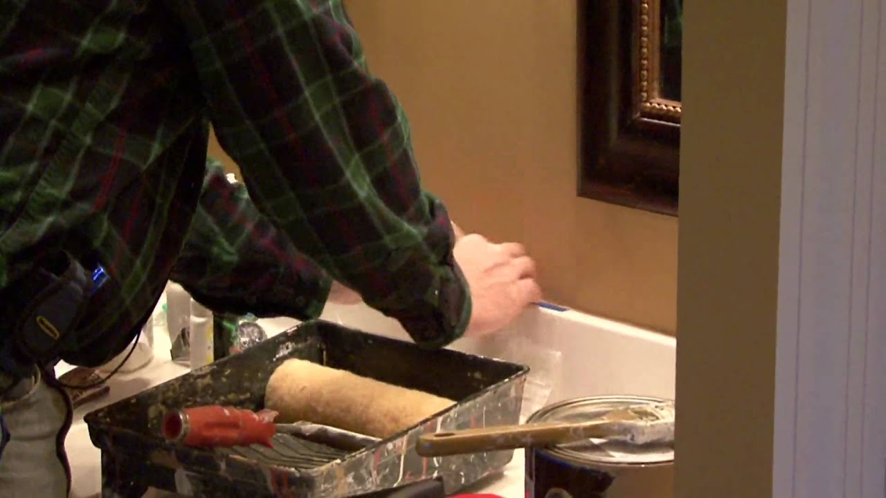 Home Improvements : How to Paint a Bathroom - YouTube
