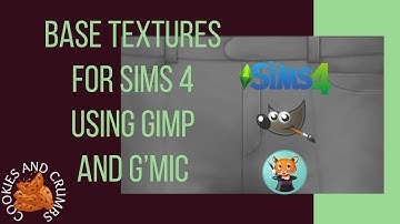 The Sims 4 base texture tutorial using gimp and g
