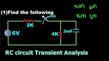 Transient Analysis II RC circuit II Problem 1