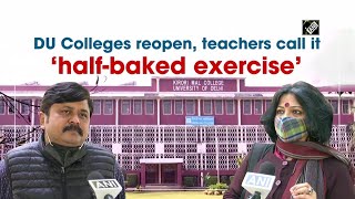 DU Colleges reopen, teachers call it ‘half-baked exercise’