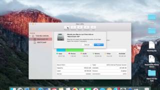 Run Disk Utility on a Mac
