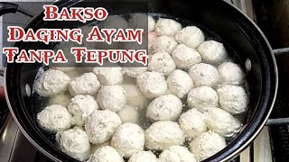 Chicken meatball recipe without flour is suitable for DEBM & KETO diet||  ndeso's kitchen style