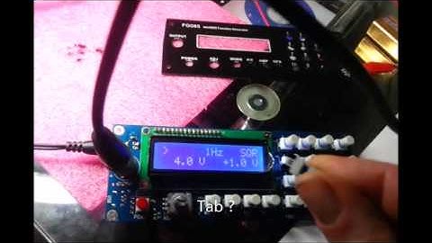 FG085 DDS Function Generator  Need to know