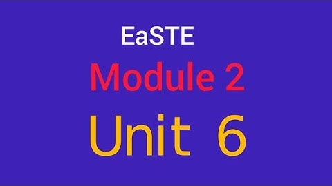 Unit 6 | Module 2 | EaSTE Training |QAED App | School Activities and Warmers