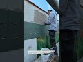 Perfect Exterior Tile Install! #tiling #construction #tiles #shorts #renovation #build