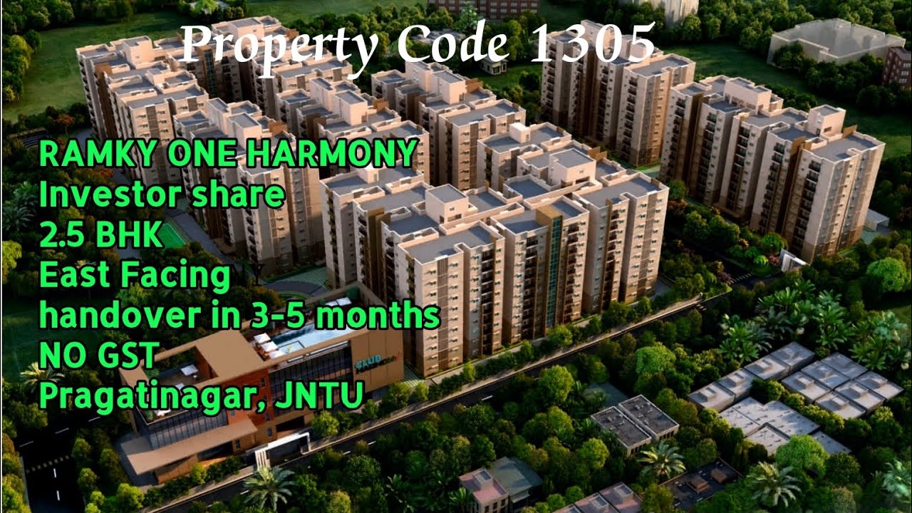 Code 1305 RAMKY ONE HARMONY Investor Flat East Facing 2 5BHK code-1305-ramky-one-harmony-investor-flat-east-facing-2-5bhk