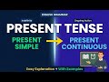 Simple Present Tense &amp; Present Continuous Tense | English Grammar Bangla