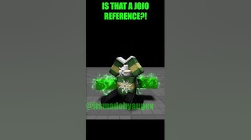 i HAD to do it...  #roblox #robloxanimation #jojo